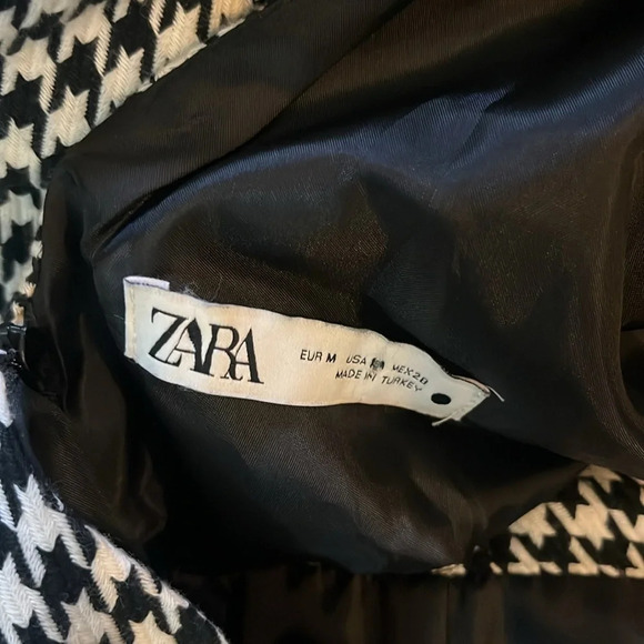 Zara houndstooth dress size medium - Picture 6 of 6